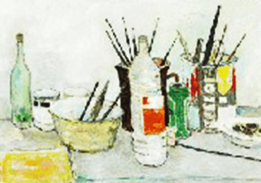 静物画 ジャン・ジャンセン作 サイン有・額縁付き