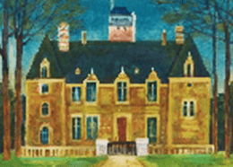 岡鹿之助作:洋館画